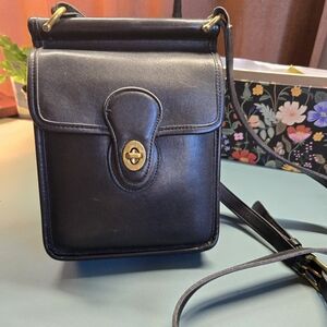 COACH 1995 Murphy #9930 Bag Black Rare Made in USA W/ Hang Tag Vintage